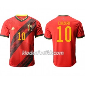 Belgia E.HAZARD 10 Hjemme Fotballdrakt Euro 2020 Kortermet